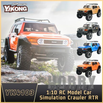 YIKONG YK4103 FJ 1/10 RC Electric Remote Control Model Car Crawler Rock Road Vehicle Crawler Adult Kids Toys Gifts 2.4GHz RTR 1