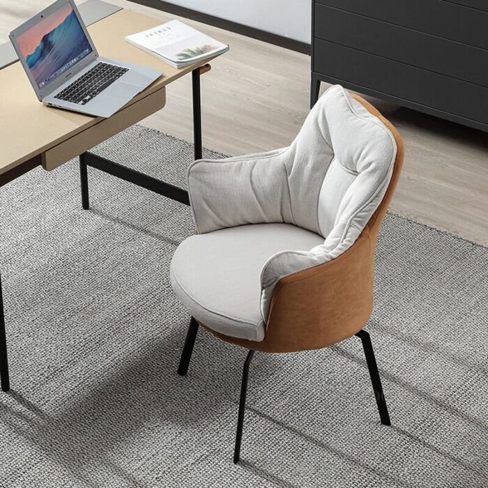 Modern Home Office Chairs light luxury Office Furniture Creative Swivel Armchair Fabric Soft Backrest Computer Chair Game Chair 1