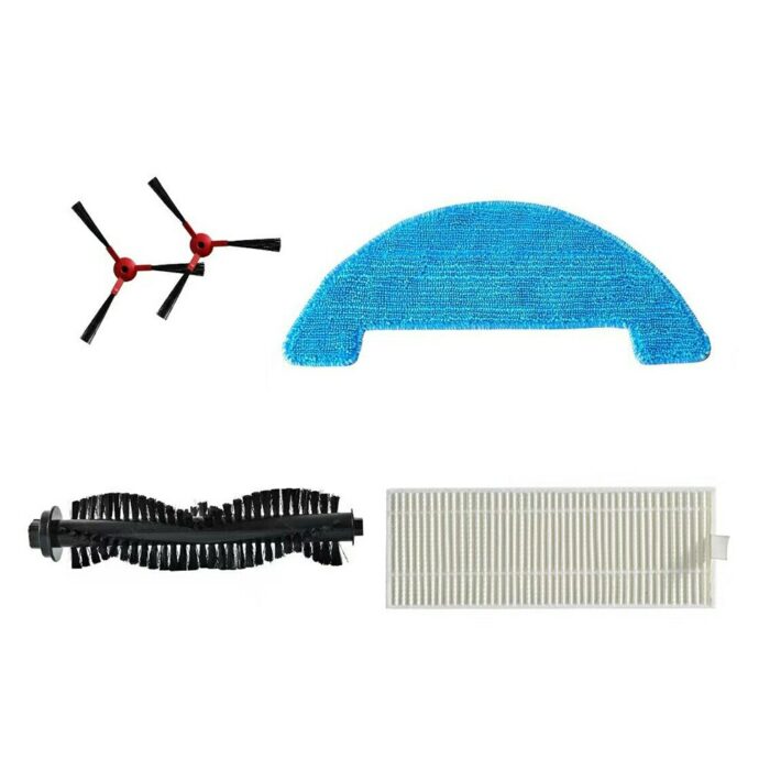 5pcs Robot Vacuum Cleaner Filter Brushes Wiping Cloth Accessories Kit For SmartAi G50 / 360 C50 Replacement Household Clean Tool 3