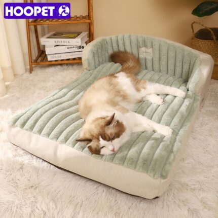 HOOPET Pet Bed Cat Thick Sleeping Bed Winter Warm Cushion for Cats Small Dogs Comfortable Sofa Kennel Dog Basket Pet Products 1