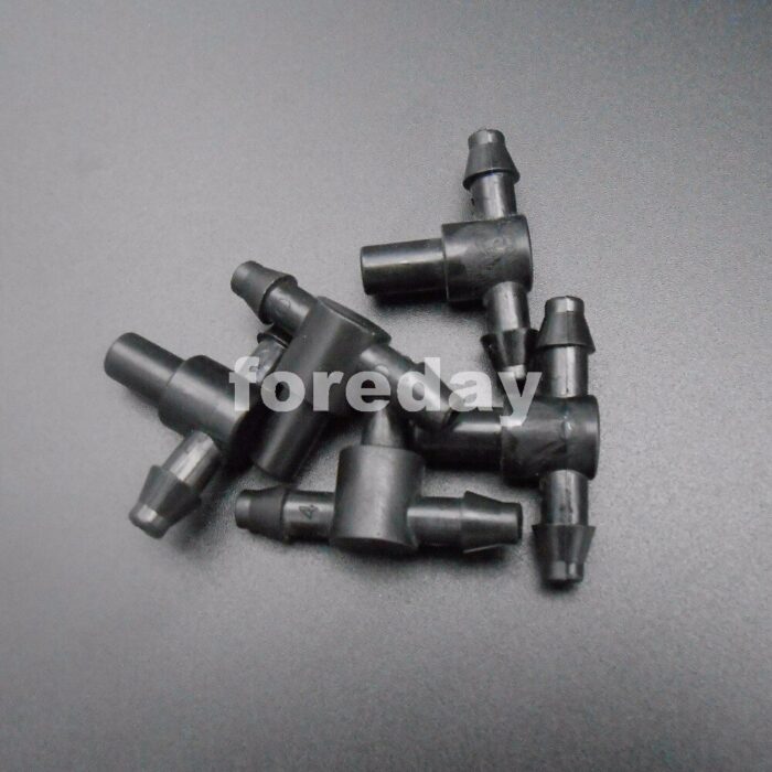 1000PCS NEW Tee micro spray atomizing nozzle 4MM T-joint adjustable Home Gardening 4 5MM greenhouses 1000PCS/LOT * FD036X1000 6