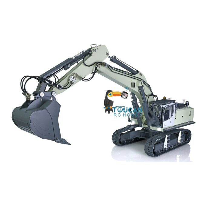 1/14 K970 100S Hydraulic Excavator Kabolite Metal Tracked Simulation Remote Control Heavy Mining Excavator Model 6