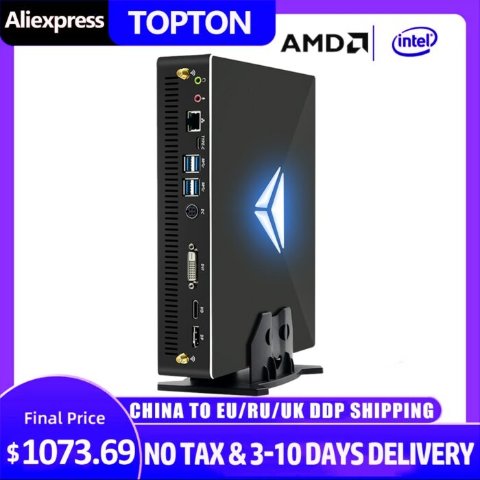 New Mini Gaming Pc Intel Core i9-9900T i5-9400F Processor Nvidia RTX3050 8G GDDR6 Dedicated Card Windows 10 Pro 64Bit Desktop PC 1