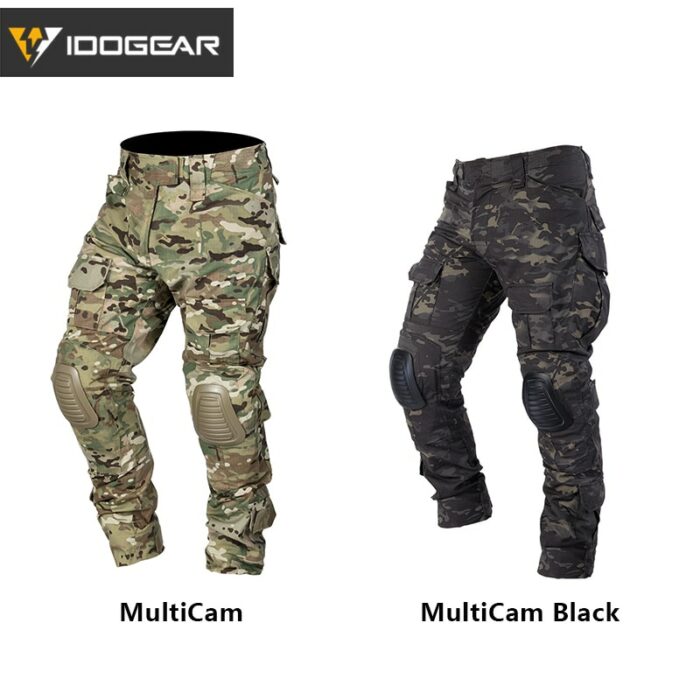 IDOGEAR Gen2 Combat Men Pants With Knee Pads Army Military BDU Airsoft Tactical Trousers Hunting Multicam 3206 6