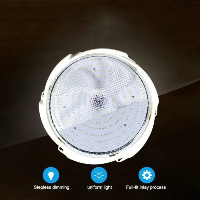 100/60/W LED Solar Ceiling light Pendant Light Outdoor Indoor Solar-Power Lamp With Line Corridor light for Garden Decoration 4