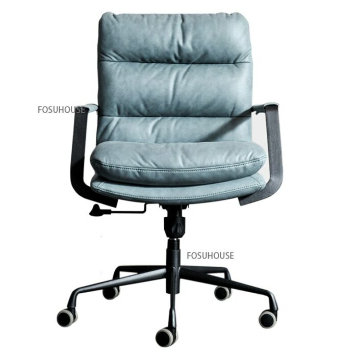 Italian Light Luxury Furniture Office Chair Comfortable Rotary Office Chairs Simple Household Bedroom Lifting Computer Chair 6