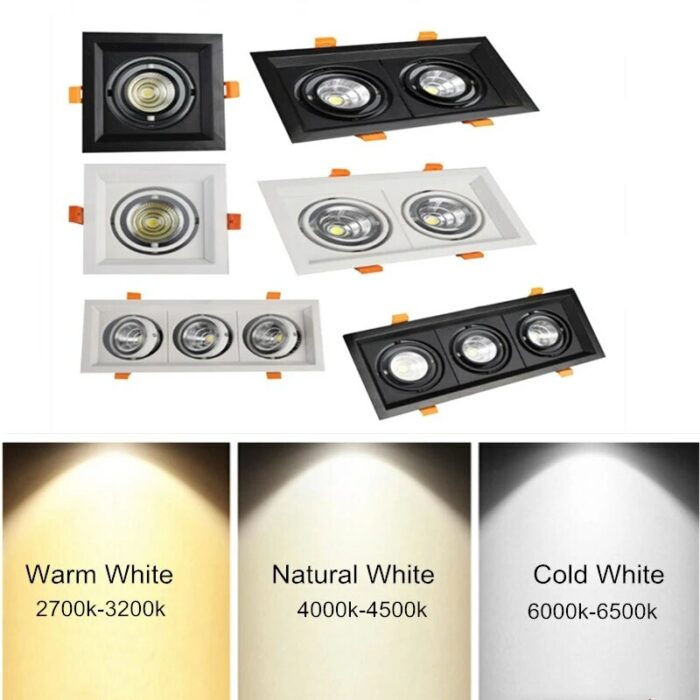 33pcs 12W Wall Lamp + 13pcs 18W Dimmable Downlight + 15pcs 20W 2 head Dimmable Downlight +11pcs 30W 3 head Dimmable Downlgiht 3