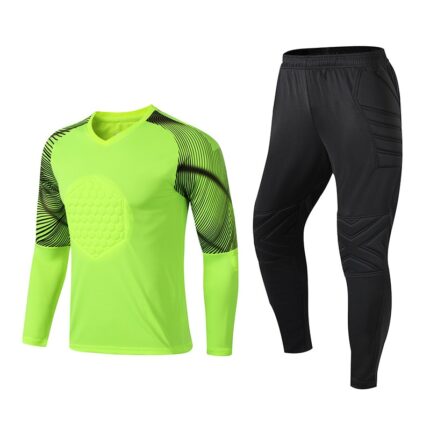 Men's Running Fitness Tracksuit Gym Sportwear Suits 2 PCS Long Sleeves Sportsuit Quick Dry Sport Set For Workout Outdoor Leisure 1