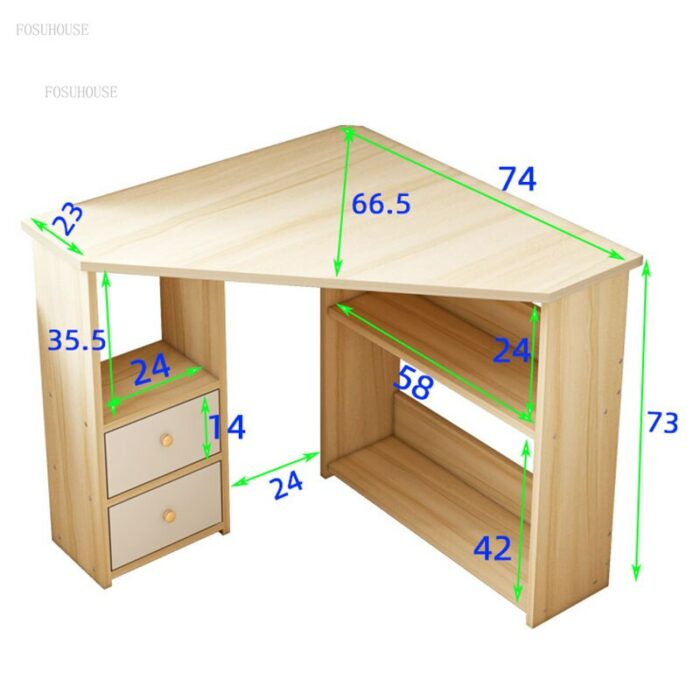 Corner Small Desktop Computer Desks Corner Desk Against The Wall Bedroom Home Student Study Desks Balcony Corner office Desks 5