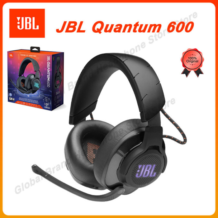 Original JBL Quantum 600 Over-ear Gaming Headset Noise reduction ESports Headphone with Surround Sound Headphones Mic 1