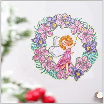 DIY Diamond Painting Wreath for Door Diamond Embroidery Kit Special Shaped Drill Cross Stitch Diamond Art Craft Home Decoration 2