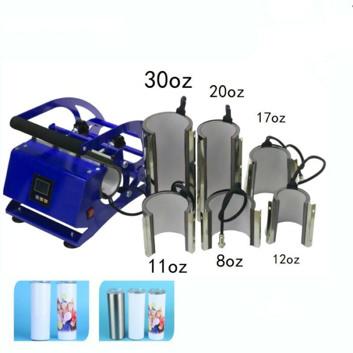 6 in 1 Tumbler Machine Sublimation Transfer Printing Digital Mug Heat Press Machine For 8oz/11oz/12oz/17oz/20oz/30oz 4