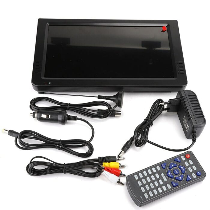 LEADSTAR ISDB-T 10 Inch Car Portable TV Digital Color TV Television Player TFT-LED Screen EU/US Plug 110-240V 6