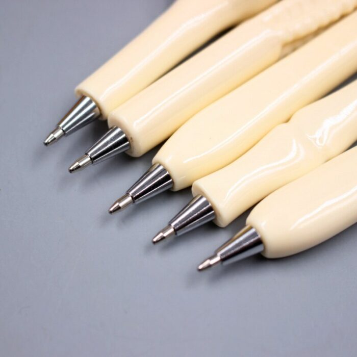 Jonvon Satone 50 Pcs Wholesale Bone Shape Ballpoint Pen Novelty Pen Writing Supplies Gifts School Office Stationery Blue Refill 2