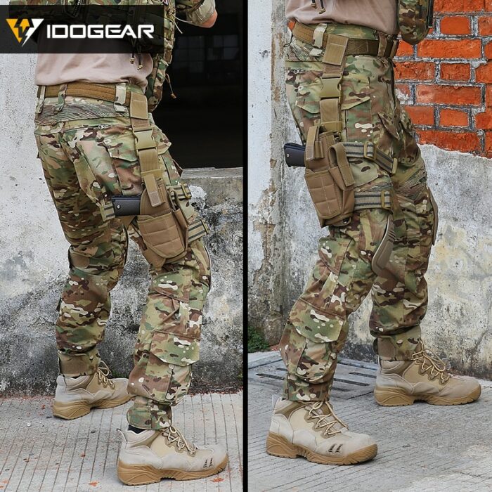 IDOGEAR G3 Combat Pants with Knee Pads Airsoft Tactical Trousers MultiCam CP gen3 Hunting Camouflage 3201 3