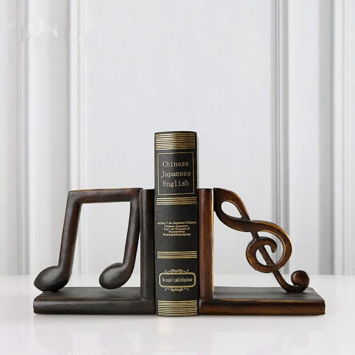 a Pair Creative Synthetic Resin Bookend Shelf Bookend Holder Office Supplies Home Decoration Book Stand 1