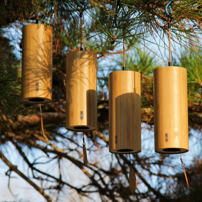 New Bamboo Musical Wind Chime Music Chord Japanese Windchime Koshi Outdoor Garden Indoor Home Decoration Meditation Relaxation 6