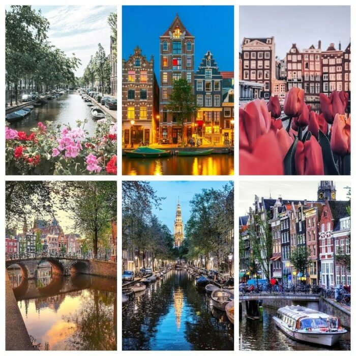 5d Wall Art Museumplein And Amsterdam Canals Scenery Diamond Painting Netherlands Landscape Embroidery Cross Stitch Kit Decor 1