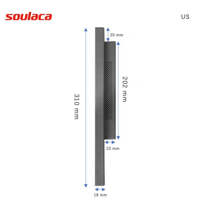 Soulaca New 21.5 inch Mirror Waterproof TV Suitable for US Bathroom Embedd Android 7.1 Full 1080 HD Dolby Sound WiFi 6