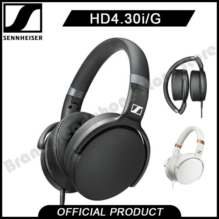 Original Sennheiser HD4.30i HD4.30G 3.5mm Headphone Stereo Music Foldable Headset Deep Bass for Android iPhone phone 1