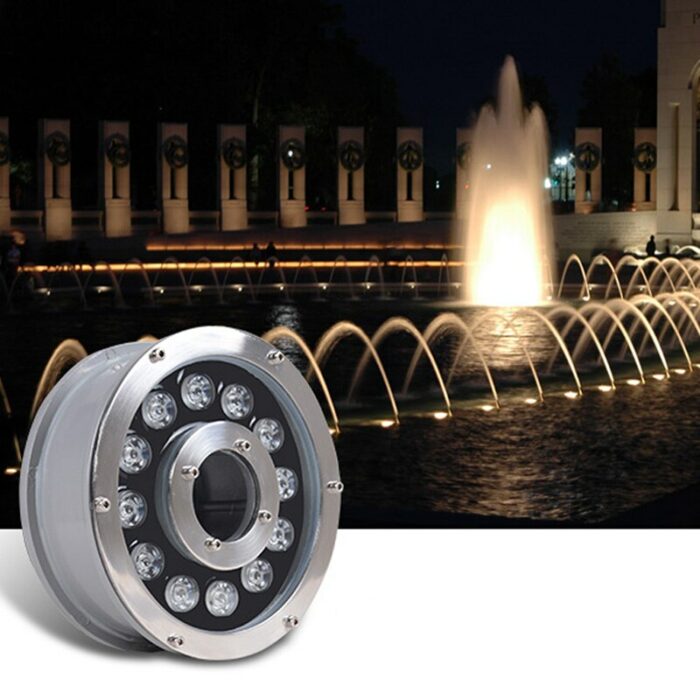 Hot Sale Led fountain light 6w 9w 12w 18w Led Pool Light Free AC12V AC24V Underwater Lights Fountains Waterproof Ip68 3