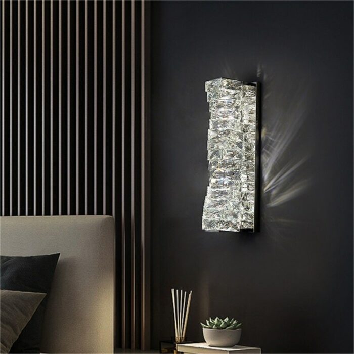 OUTELA Contemporary Luxury Wall Lamp Creative LED Lighting Scones Indoor Crystal Decorative Home Fixtures 3