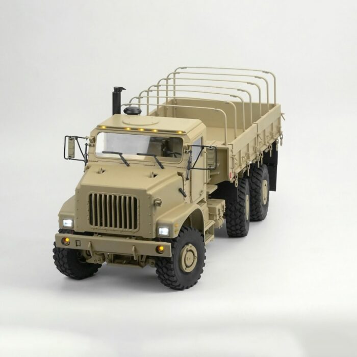 CROSSRC 1/12 RC Car TC6 6X6 6WD KIT Electric Remote Control Model Car Simulation Military Truck Adult Kids Toys Crawler Car 3