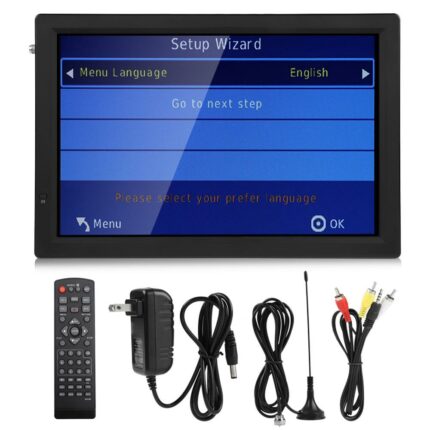 Mini TV LEADSTAR 14" Car Digital Television ATSC Portable TV 1080P HD HDMI-compatible Video Player 110-220V US for Home 1