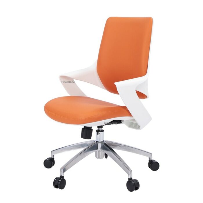 Modern Leather Office Chairs for Office Comfortable gaming Chair Study Business Boss Ergonomic Backrest Swivel Computer Chair 5