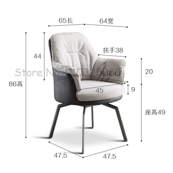 modern Living Room Computer Home Simple Boss Office Chair Comfortable Gaming Rotating Chair Swivel Living Room Chairs TG 6