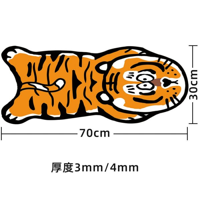 300x700MM2022 Year of The Tiger Ins Wind Cute Special-shaped Mouse Pad Personality Creative Non-slip Office Computer Desk Pad 3