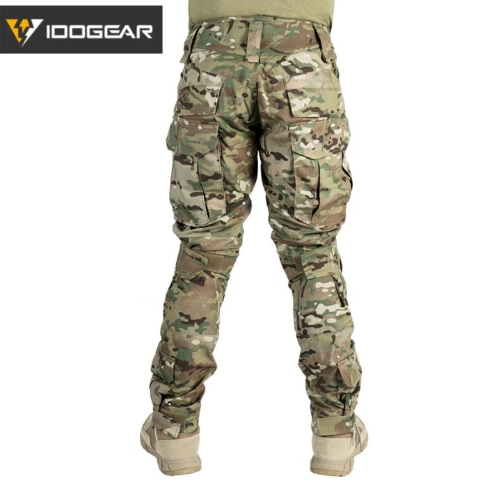 IDOGEAR Gen2 Combat Men Pants With Knee Pads Army Military BDU Airsoft Tactical Trousers Hunting Multicam 3206 2