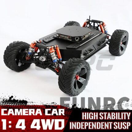 FID RC 4WD Professional Mobile Camera Electric Movie Film Television Shooting Vehicles Video Remote Control Camera Cars Buggy 1