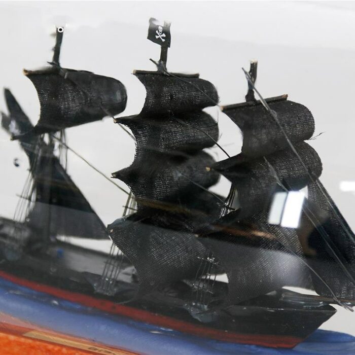 Black Pearl Pirates Of The Caribbean Boat Ship In The Bottle Boat In The Glass Drifting Bottle Creative Crafts Home Office Decor 4