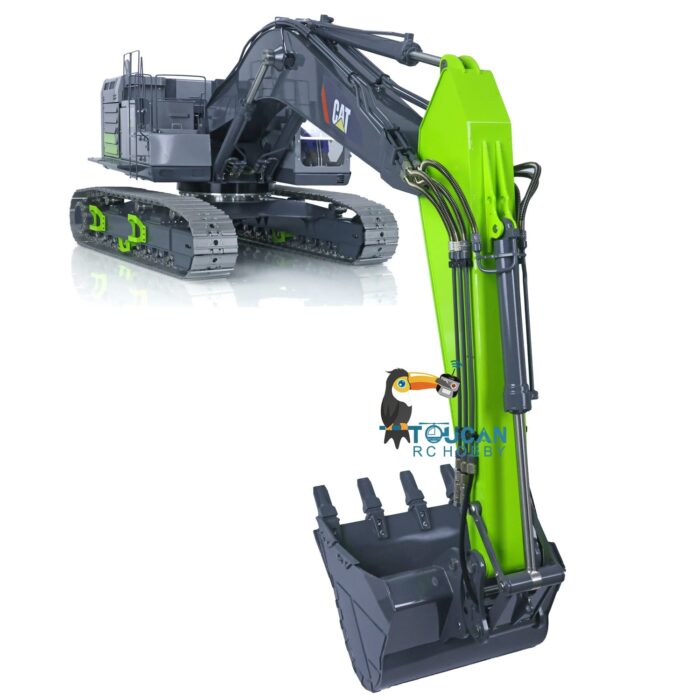 LESU CAT 374F RC Hydraulic Excavator 1/14 Paladin PL18EV Radio Truck Liquid Crystal Display Quick Coupler Lights THZH1264-SMT1 4