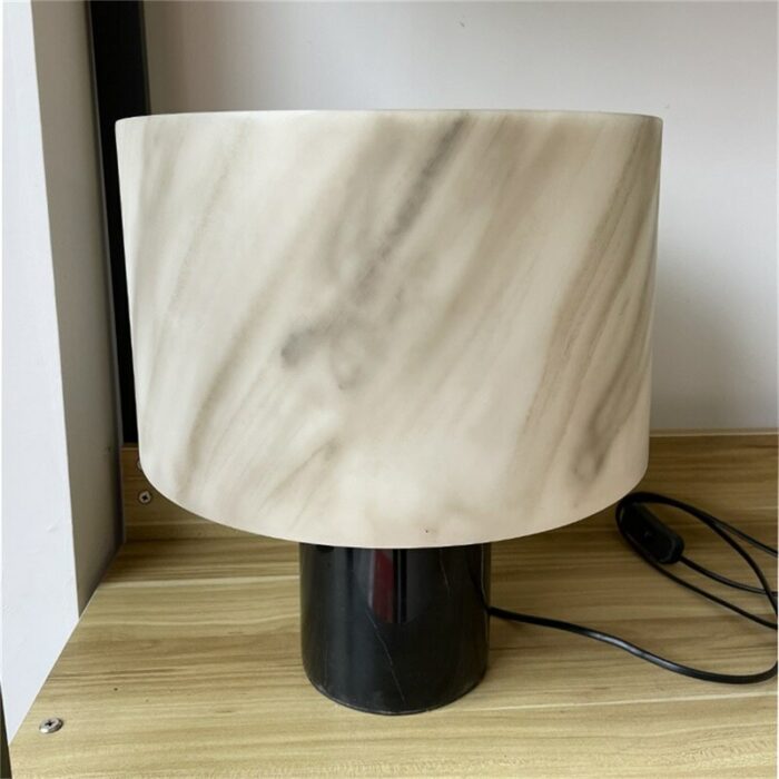 Hongcui Postmodern Vintage Table Lamp Creative Design Marble Desk Light LED Fashion for Home Living Room Bedroom Decor 3