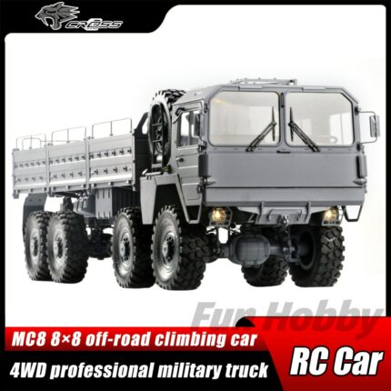 CROSSRC MC8 8X8 8WD 1/12 RC Electric Remote Control Model Car Simulation Military Truck KIT Adult Kids Toys 1