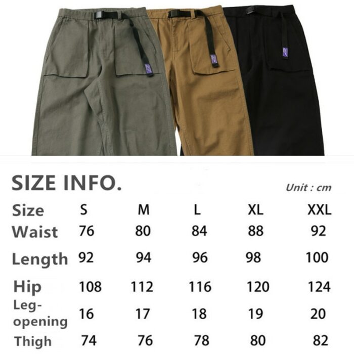 Ribbon Overalls Men's Fashion Brand Trousers Winter Outdoor Labor Cargo Climbing Trekking Hiking Pilot Pocket Loose Casual Pants 6