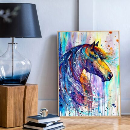 5D Diamond Embroidery Horse Picture Of Rhinestone Full Square Diamond Painting Animal Diamond Mosaic Handicraft Wall Art Gift 2