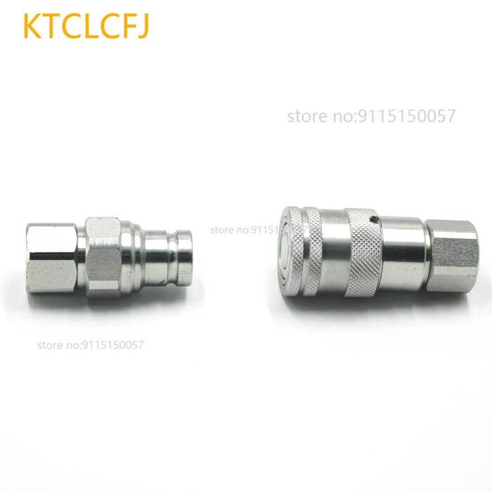 6pcs 1/2 Inch +6pcs 3/4 Inch+6pcs 1 Inch BSP Flat Quick Connector 3