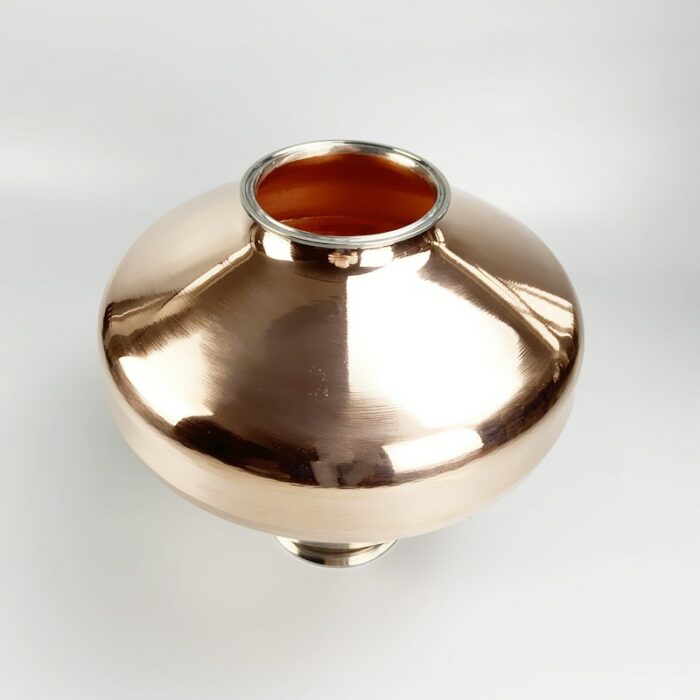 12L 4" OD119mm Copper Onion Head For Homebrewing Of Brandy Or Whiskey,Height 300mm,Thickness 2mm For Distillation 4