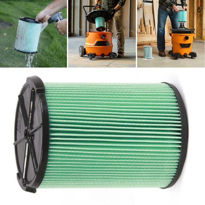 Paper Filter 5-Layer Allergen Pleated 5.0Plus Gal Paper For RIDGID Wet Dry Vacuum Cleaner VF6000 2