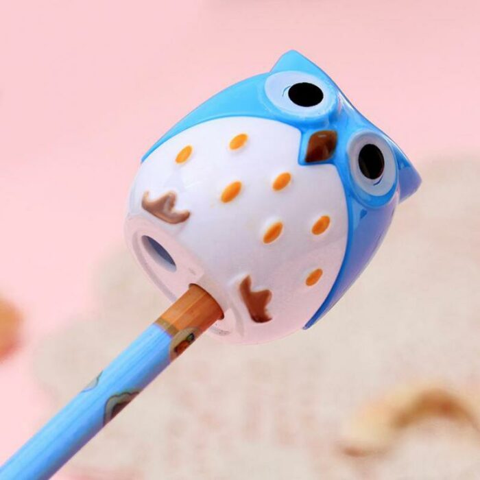 24pcs Pencil For Sharpener Lovely Kawaii Owl Cutter Knife For Buffets For Christmas Pupil Prizes Promotional Gift Stationery 5