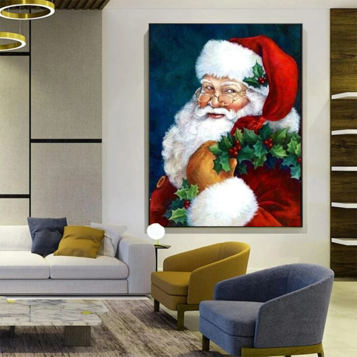 Nabi DIY 5d Diamond Painting Santa Claus Handmade Gift Full Square/Round Diamond Embroidery Cross Stitch Christmas Craft Kit Art 5